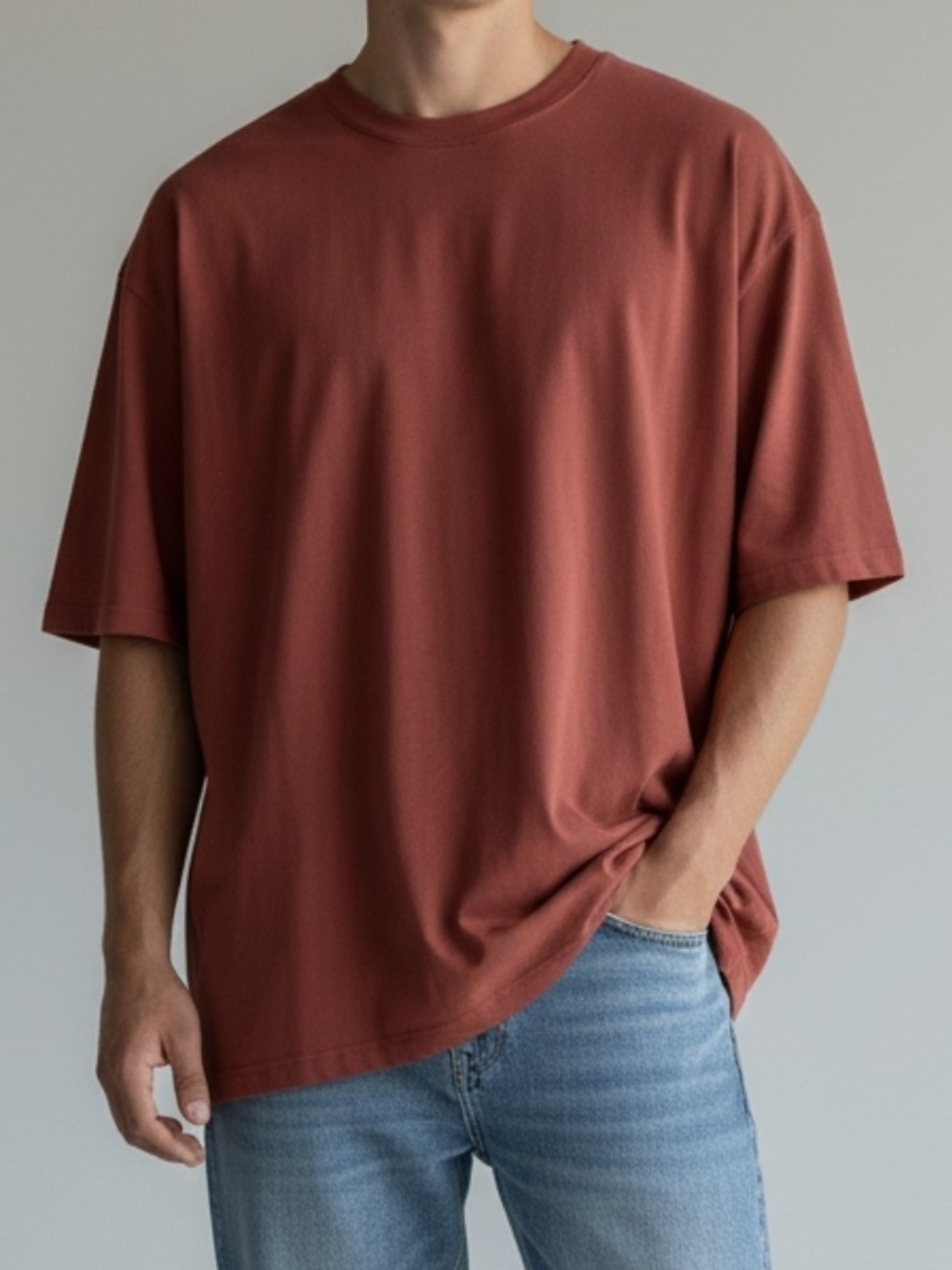 Tommy Bahama Short-Sleeve Crewneck Tee in Rust